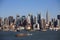 New York City Skyline and Tugboat