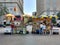 New York City Street Food Vendors on 5th Avenue, Near the Metropolitan Museum of Art, the Met, Manhattan, NYC, NY, USA