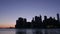 New York City sunset skyline