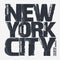 New York City Typography design