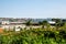 New York City / USA - JUL 14 2018: Brooklyn Skyline view from Outlook Hill on Governors Island