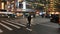 NEW YORK CITY, USA - SEPT 8, 2016: W42 St and 8 Avenue Crossing