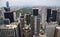 New York City view of Central Parc from Rockefeller