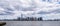 New York City View of Skyline From Ellis Island