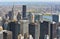 New York City view. Turtle Bay in Midtown Manhattan, Queensboro Bridge over East River and New Jersey