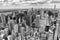 New York cityscape. New York City Manhattan panorama from the sk