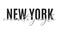 New York Concrete Jungle, NYC, Calligraphy Vector Text Illustration Background