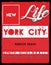 New york Fashion typography graphic design