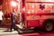 New York FDNA ambulance with red flashing lights