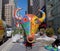 New York, Garment District: Yellow Ox Sculpture by Hung Yi