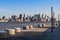 New York - Manhattan skyline view from Hoboken waterfront