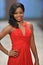 NEW YORK, NY - FEBRUARY 06: Gabrielle Douglas wearing Pamella Rolland walks the runway at The Heart Truth\'s Red Dress Collection