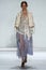 NEW YORK, NY - SEPTEMBER 05: Model Iekeliene Stange walks the runway at the Zimmermann fashion show