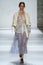 NEW YORK, NY - SEPTEMBER 05: Model Iekeliene Stange walks the runway at the Zimmermann fashion show