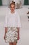 NEW YORK, NY - SEPTEMBER 08: Model Dasha Gold walks the runway at the Carolina Herrera fashion show