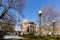 New York, NY / United States - Dec. 22, 2019: a landscape view of Columbia University`s Earl Hall