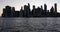 New York, NY, USA. Amazing time lapse looking to downtown Manhattan from Brooklyn. Wonderful view of skyscrapers