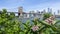 New York, NY, USA. Views of the Brooklyn bridge from the historic and trendy Dumbo neighborhood. Wonderful summer day