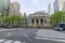 New York Public Library is an emblematic building located in the East of Bryant Park in Manhattan (NYC)