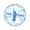 New York rubber stamp