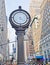 New York sidewalk clock