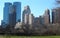 New York Skyline from Inside Central Park