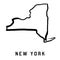 New York state map