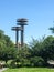 New York State Pavilion towers at Flushing Meadowsâ€“Corona Park in Flushing, Queens, New York