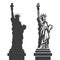 New York Statue of Liberty Vector silhouette