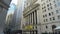 The New York Stock Exchange facade, NYCE day view.