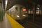 New York subway motion blur