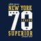 New York Superior League - Tee Design For Print