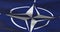 New York, USA - 16 September 2021: NATO flag. The North Atlantic Treaty Organization, also called the North Atlantic Alliance, Ill