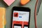 New York, USA - 29 September 2020: Depop buy and sell fashion mobile app logo on phone screen close up, Illustrative Editorial