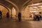 New York, USA - 3 January,2019. Grand Central Terminal. interior inside. People in Whispering Gallery