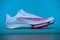 NEW YORK, USA, AUGUST 13, 2020: Nike Air Zoom Victory, distance track spike for summer olympic game Tokyo 2021. White Color, Nike