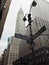 New York, USA, December 1, 2016: The view of Chrysler Building from East 41st Street corner with Lexington Avenue