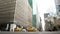 NEW YORK, USA - DECEMBER , 2017: taxi cabs driving in Manhattan in New York