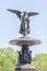 New York, USA- May 20, 2014. Bethesda Fountain Angel of water f