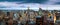 NEW YORK, USA - May 8, 2017: Manhattan skyline panoramic view wi