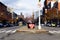 NEW YORK, USA - November 2018: Harlem main road with lettering