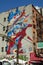 NEW YORK, USA - September 12 2016 Characteristic murals repres