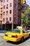 New York West Village in Manhattan yellow cab