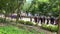 New young officers in the Military training camp in their graduation recessional march to their barracks