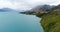 New Zealand aerial drone video nature landscape near Queenstown South Island