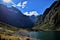 New Zealand, breathtaking view of Marian Lake.