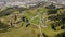 New Zealand Farmlands In Hutt Valley Aerial View