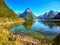 New Zealand, Fiordland, Scenic Mountains Landscape