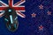 New Zealand flag and computer mouse. Digital threat, illegal actions on the Internet