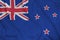 New Zealand flag printed on a polyester nylon sportswear mesh fa